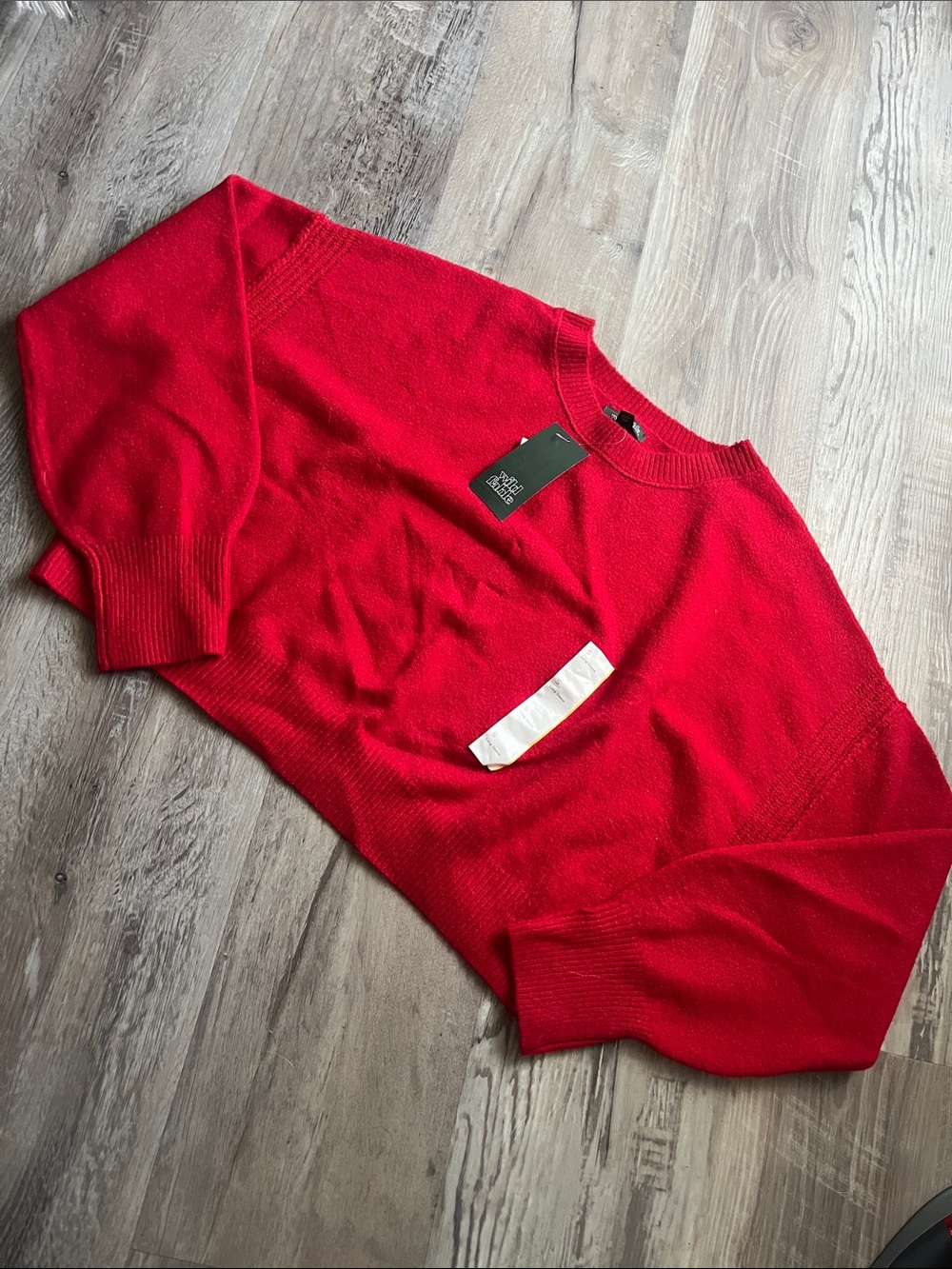 wild fable Red Crewneck Knit Sweater